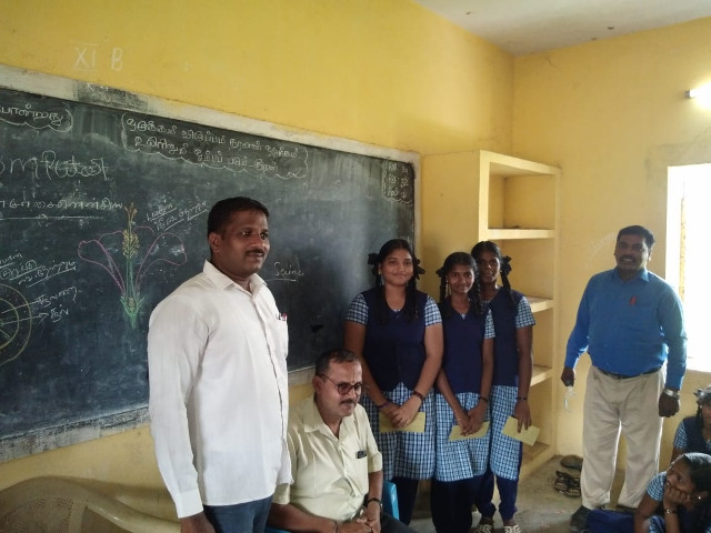 Toppers of Govt Girls Higher Secondary School Vadakarai Chennai