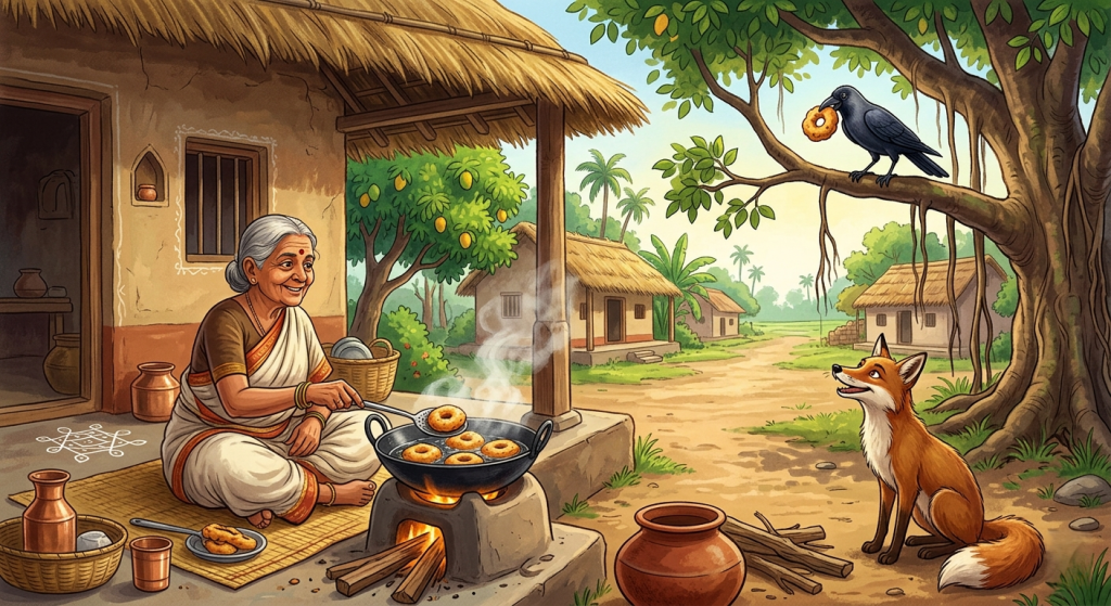 காகம்-நரி-வடை கதையின் பாடல் வடிவம்